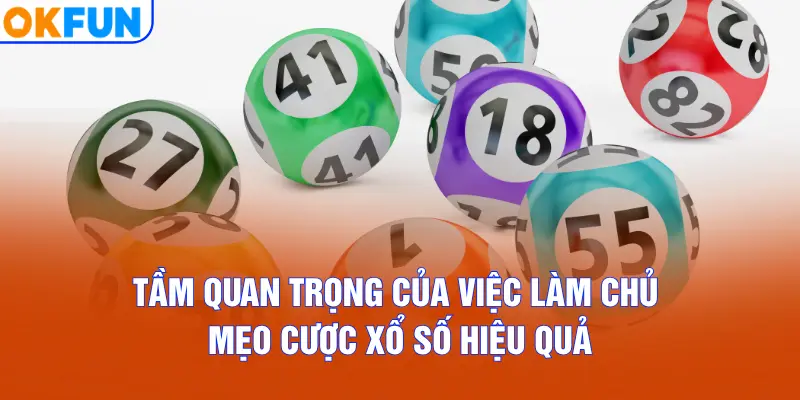 Tầm quan trọng của việc làm chủ mẹo cược xổ số hiệu quả