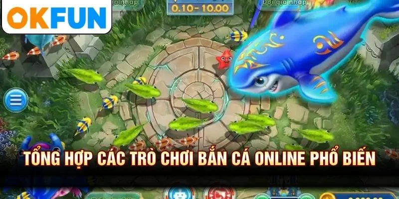 Tổng hợp các trò chơi bắn cá online phổ biến